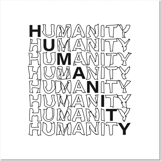 Abstract Humanity Wall Art by DeepOcean